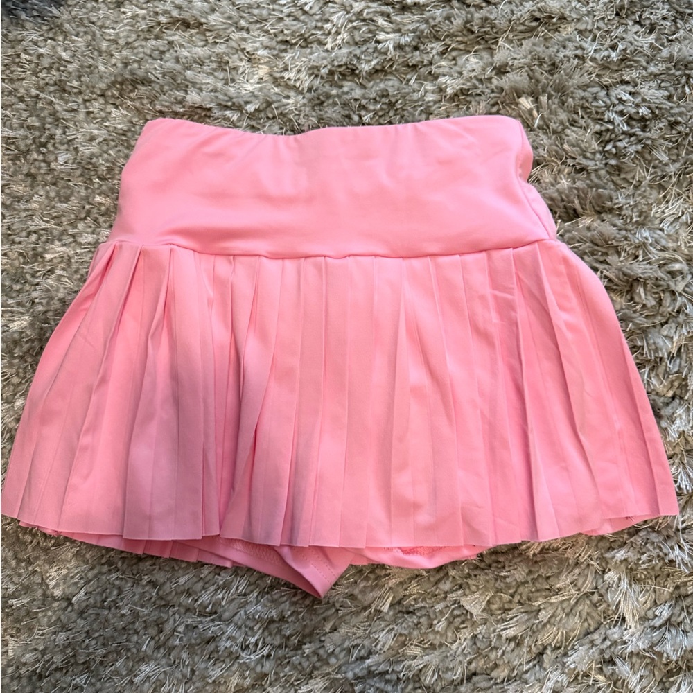 Amazon Pink Pleated Skirt
